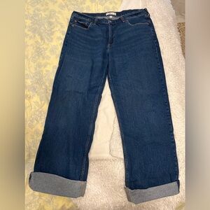 Abercrombie & Fitch The Baggy Low Rise Curve Love Jeans